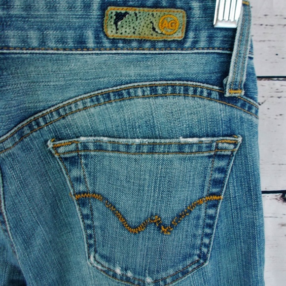 AG the legend wide flare jeans size 27 - Picture 6 of 8